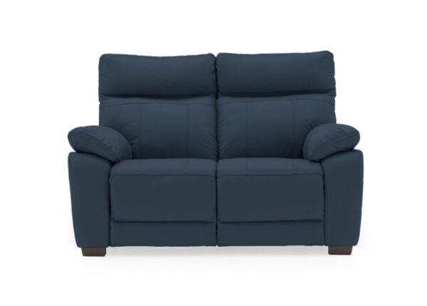 Positano 2 seater sofa in Indigo Blue Leather to buy online UK & IRE delivery or visit The Urban Company Newry