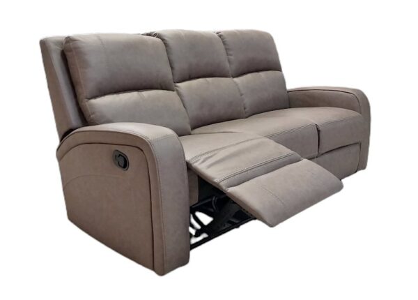 Silverton 3 Seater Recliner Sofa Taupe Upholstery to buy online UK and Ireland delivery or visit The Urban Company Newry