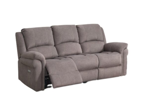 Wentworth Electric 3 Seater Recliner Sofa Clay Fabric Upholstery to buy online UK and Ireland delivery or visit Urban Home Newry