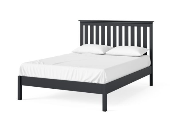 Bordeaux King Size Bed Frame Charcoal Painted Pine at The Urban Company Newry - 2