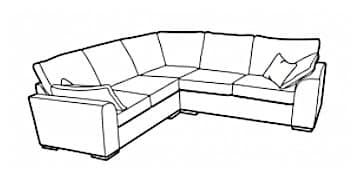 Dexter Collection Full Corner Sofa at Urban Home Newry