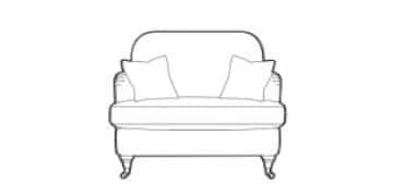 Sloane Collection Love Seat by Westbridge at Urban Home Newry