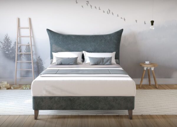 Pillow Upholstered Double Bed Frame at The Urban Company Newry - UK and Ireland delivery