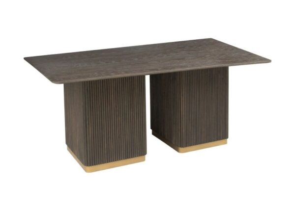 Brando Dining Table 1800mm Dark Wood Contemporary Design at The Urban Company Newry UK and Ireland delivery