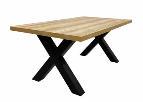 Dallas Rectangle Dining Table Oak effect Scratch Resistant Table Top at The Urban Company Newry UK and Ireland Delivery