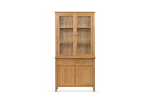 Kilkenny Buffet Hutch Cabinet Solid Oak to buy online UK and Ireland delivery or visit The Urban Company Newry