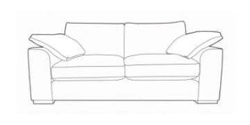 Malibu Luxury Large Sofa made to order at The Urban Company Newry UK and Ireland delivery