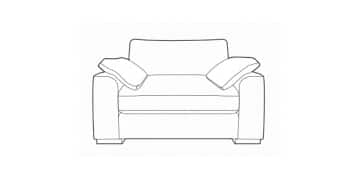 Malibu Luxury Sofa Collection Love Seat made to order at The Urban Company Newry UK and Ireland delivery