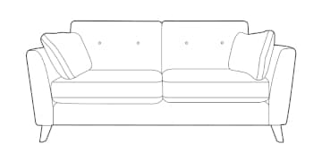 Palmira Luxury Large Sofa made to order at The Urban Company Newry UK and Ireland delivery