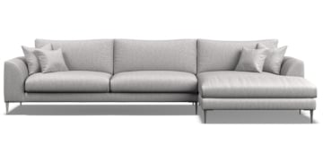 Lamella Sofa Collection Extra Large Right Hand Facing Chaise Corner Sofa made to order at The Urban Company Newry UK and Ireland delivery