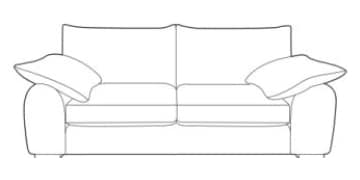 Sophia Luxury Extra Large Sofa made to order at The Urban Company Newry UK and Ireland delivery