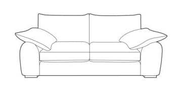 Sophia Luxury Large Sofa made to order at The Urban Company Newry UK and Ireland delivery