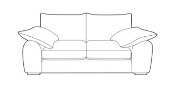 Sophia Luxury Medium Sofa made to order at The Urban Company Newry UK and Ireland delivery