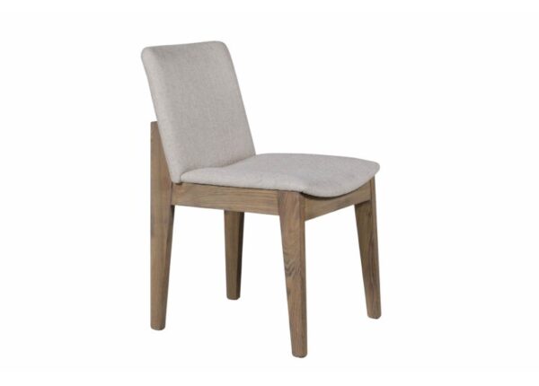 Hampton Dining Chair Natural Fabric Upholstery with Solid Oak legs at The Urban Company Newry buy online UK and Ireland delivery