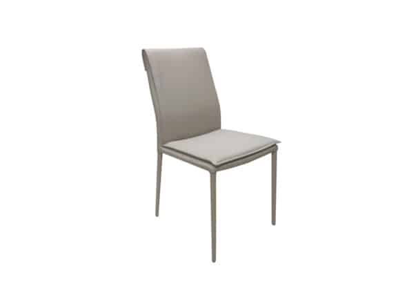 Talia Dining Chair Mocha Coloured PU Fabric at The Urban Company Newry buy online UK and Ireland delivery