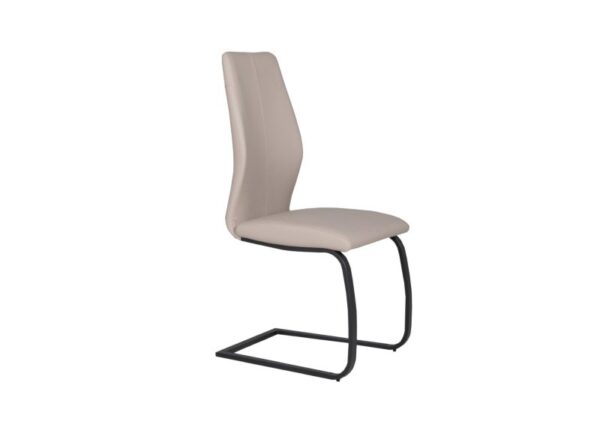 Alta Taupe Faux Leather Dining Chair with Cantilever Base buy online UK and Ireland deliver or visit The Urban Company Newry Northern Ireland