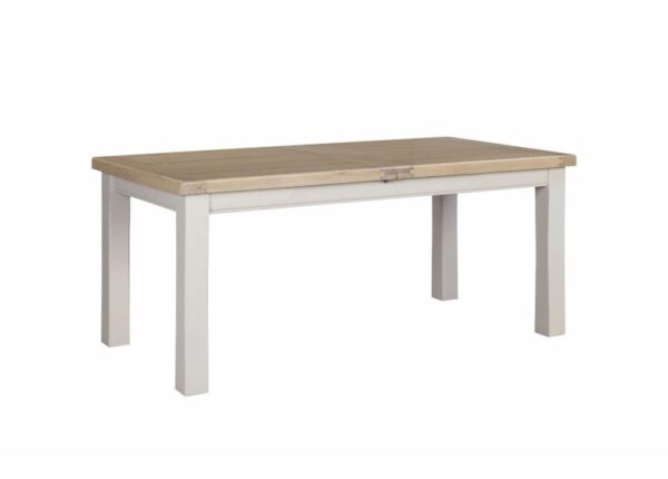 Ashbourne Extendable Dining Table Oak Veneer Top with Painted Legs at The Urban Company Newry buy online UK and Ireland delivery