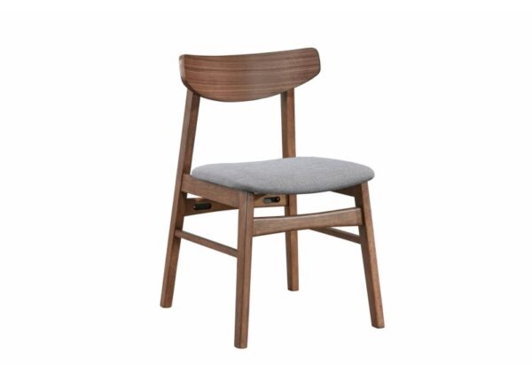 Ayla Dining Chair Walnut Veneer Finish with Upholstered Padded Seat at The Urban Company Newry buy online UK and Ireland delivery