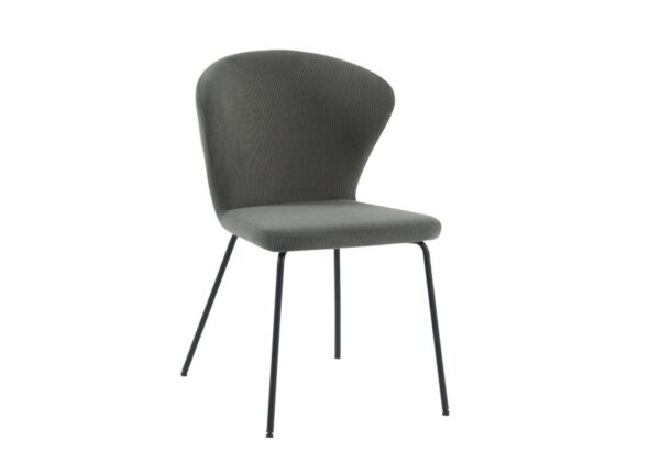 Shea Dining Chair Dark Grey Fabric Upholstery at The Urban Company Newry buy online UK and Ireland delivery