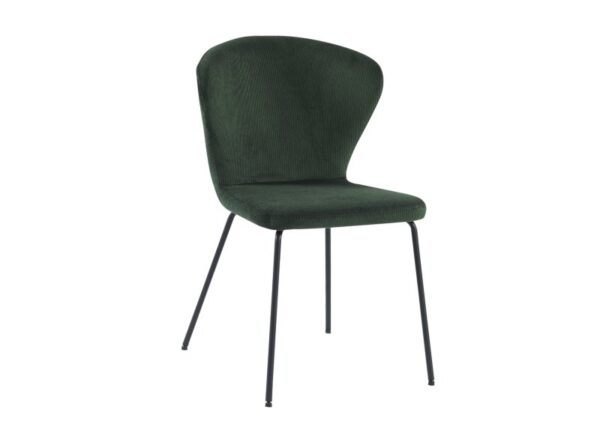 Shea Dining Chair Green Fabric Upholstery at The Urban Company Newry buy online UK and Ireland delivery