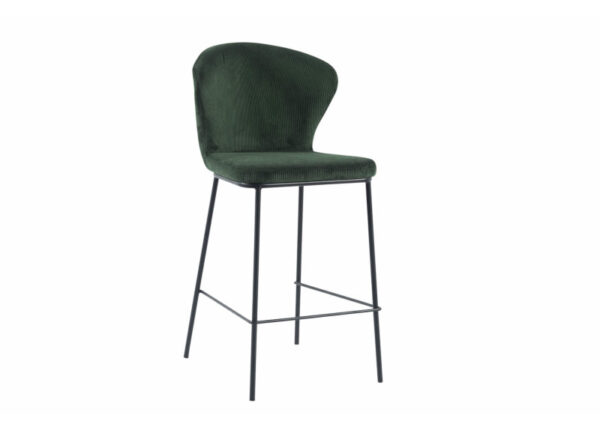 Shea Kitchen Counter Stool Green Fabric Upholstery at The Urban Company Newry buy online UK and Ireland delivery