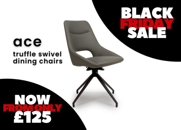 Ace Truffle Swivel Dining Chairs on special offer at The Urban Company Newry UK and Ireland delivery