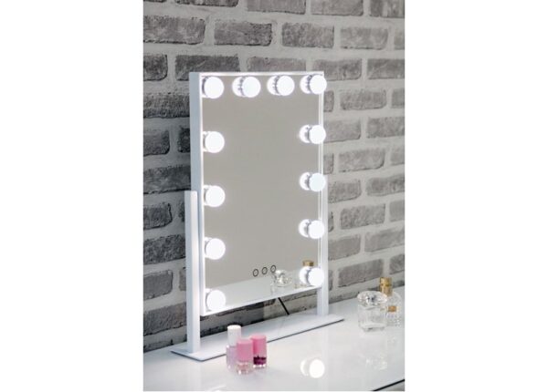 Hollywood Swivel Mirror Compact 12 LED Bulbs at The Urban Company Newry buy online UK and Ireland delivery