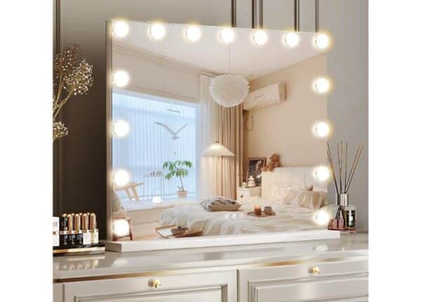 Hollywood Swivel Mirror Landscape 15 LED Bulbs at The Urban Company Newry buy online UK and Ireland delivery