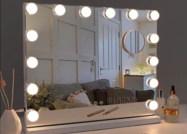 Hollywood Swivel Mirror Landscape Compact 14 LED Bulbs at The Urban Company Newry buy online UK and Ireland delivery