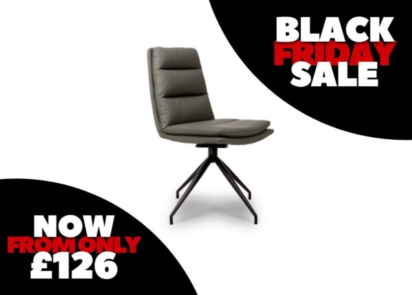 Nobo Truffle Swivel Dining Chair in Faux Leather Special Offer UK & Ireland delivery or visit The Urban Company Newry