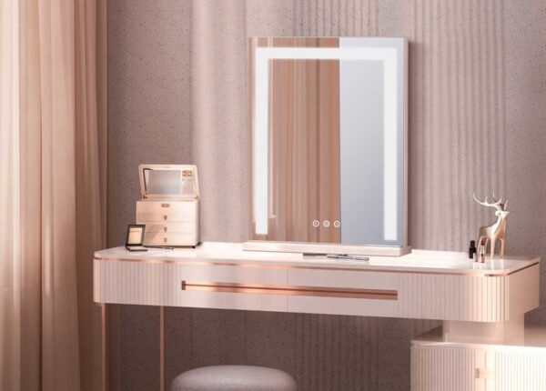 Portrait Glamour Mirror with LED Border at The Urban Company Newry buy online UK and Ireland delivery - main